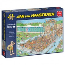 Puzzle 2000 p pool Pile-up Jan Van Haasteren