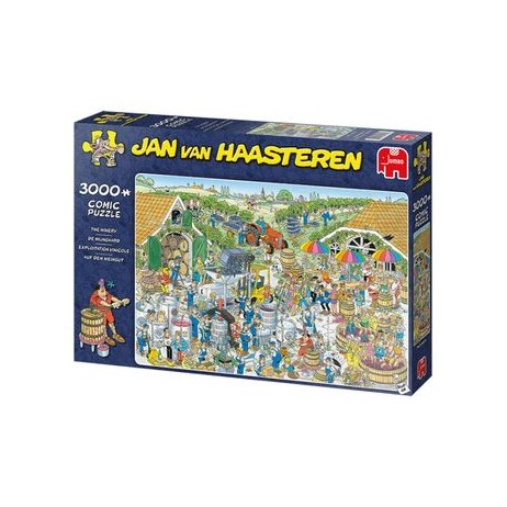 Puzzle 3000 p The Winery Jan Van Haasteren