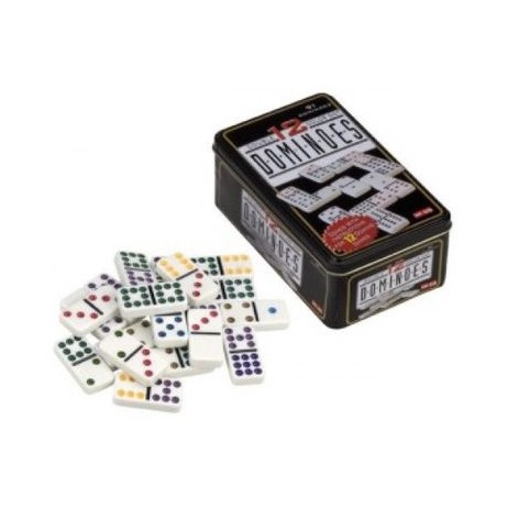 Dominos double 12 boîte metal