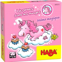 Licorne dans les nuages Mémo Magique