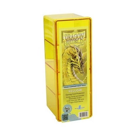 Dragon Shield 4 Compartiments Jaune