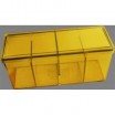 Dragon Shield 4 Compartiments Jaune