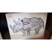 Puzzle bois 146 p Rhinocéros