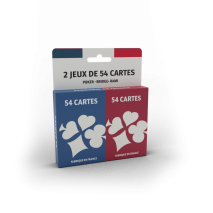 2 jeux 54 Cartes Basic Ecopack