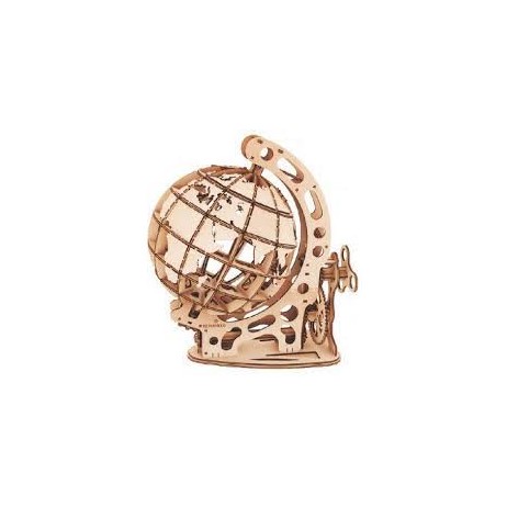 Globe maquette 3d Bois 