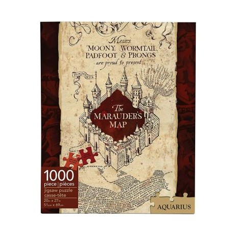 Puzzle 1000 p Carte du Marauder Harry potter