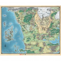 Dungeons & Dragons 5 Faerûn Carte du continent