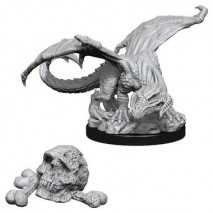 D&D Miniatures Black Dragon Wyrmling