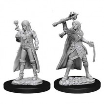 D&D Miniatures Female Elf Cleric