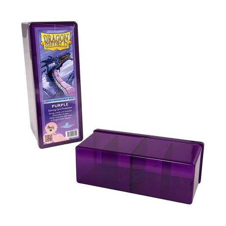 Dragon Shield Boite 4 Compartiments Purple