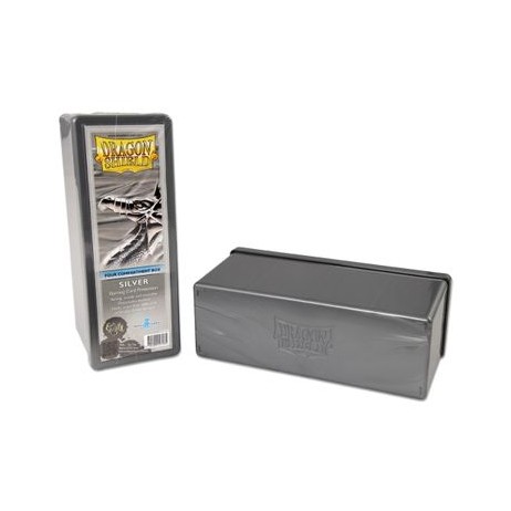 Dragon Shield Boite 4 Compartiments argent