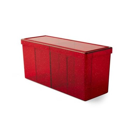 Dragon Shield Boite 4 compartiments ruby