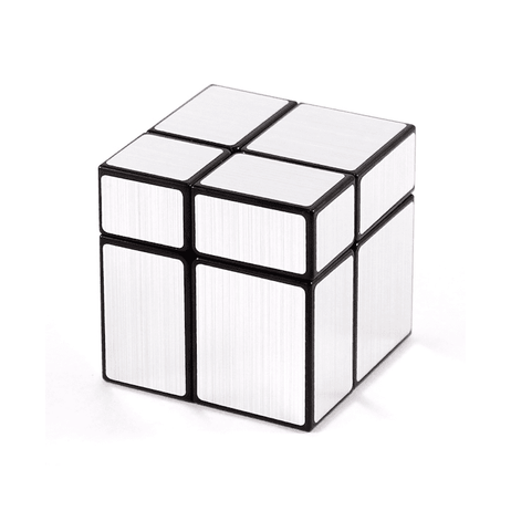 Mirror cube 2x2 silver