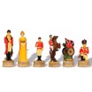 Pièces échecs Waterloo Battle résine Roi 8cm