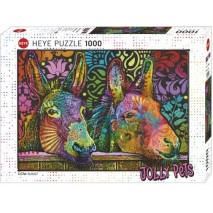 Puzzle 1000p Jolly Pets Donkey Love Heye