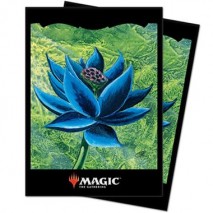 Protèges cartes Lotus noir x100