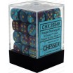Chessex Set de 36 dés 6 Gemini Violet Turquoise/Or