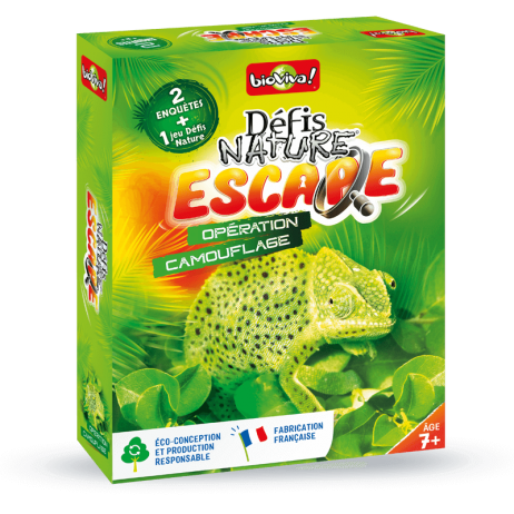 Défis nature escape opération camouflage
