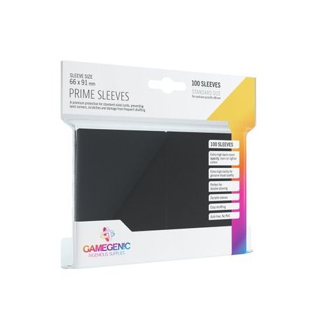 Gamegenic 100 Sleeves Prime Black