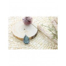 Pendentif Labradorite Argent 925 Forme goutte Grand modèle