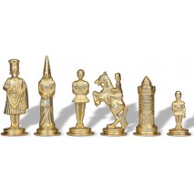 Pièces échecs Métal Camelot 6 cm