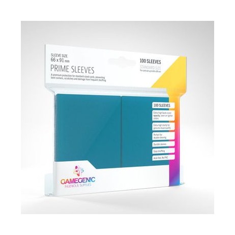 Gamegenic 100 Sleeves Prime Blue