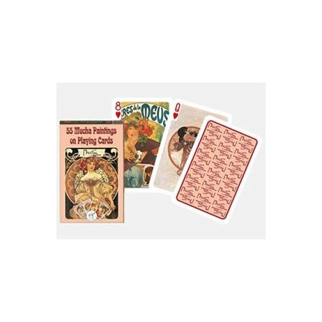 Jeu 55 cartes Mucha