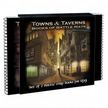Pack de 2 livres Towns & Taverns (60x60cm)