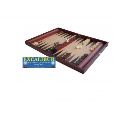 Mallette Backgammon Bois 35x23cm