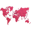 World map L wooden city