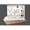 World map XL woodencity