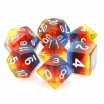 Lot de 7 dés nuages brulants