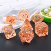 Lot de 7 Dés Red Flakes
