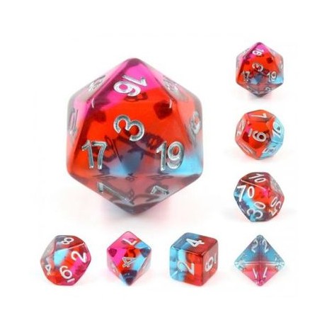 Lot de 7 Dés Savanah Sunrise