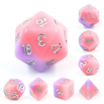 Lot de 7 Dés Slumber Rose