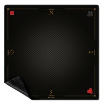 Tapis Cartes Prestige Noir 60x60