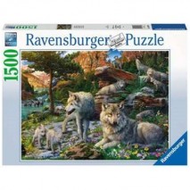 Puzzle 1500p Loups Printemps Ravensburger