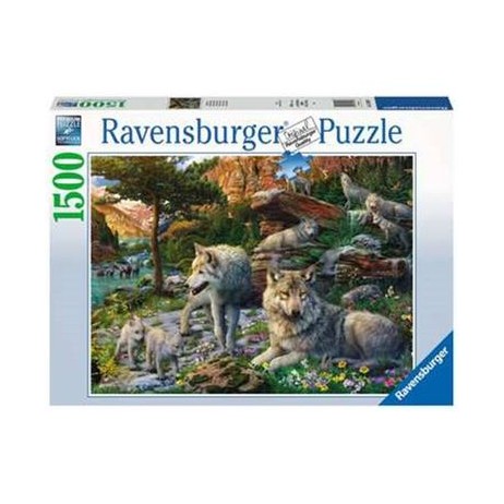 Puzzle 1500p Loups Printemps Ravensburger