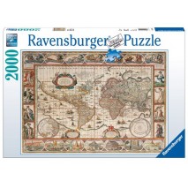 Puzzle 2000p Mappemonde 1650 Ravensburger