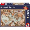 Puzzle 3000p Mappemonde antique