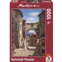 Puzzle 1000p Park vue sur la mer