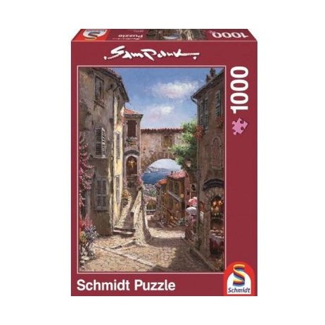 Puzzle 1000p Park vue sur la mer