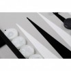 Backgammon noir velours gris 38cm