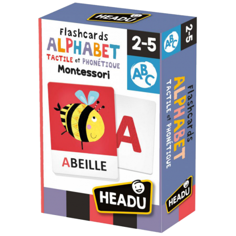 Flashcards Alphabet Tactile et Phonétique Montessori