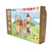 Puzzle Bois 24p Panique au Chateau Fort