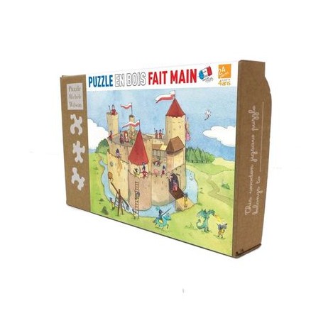 Puzzle Bois 24p Panique au Chateau Fort