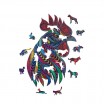 Puzzle Bois Coq Chanteur