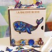 Puzzle Bois Baleine Bleue