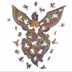 Puzzle Bois Phénix Flamboyant