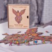 Puzzle Bois Phénix Flamboyant